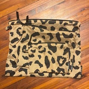 Compakt zipper pouch set cheetah